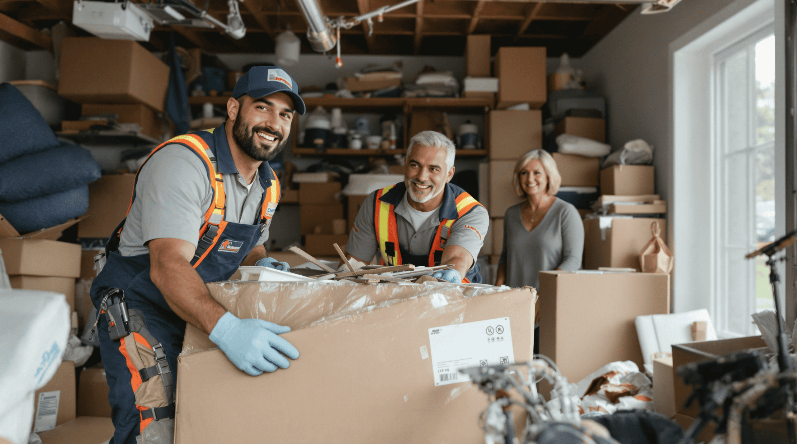 Long Island junk removal team