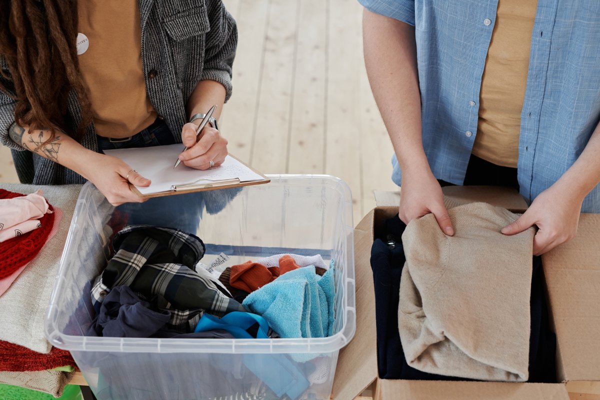 A Long Island couple implementing packing hacks for a smoother move