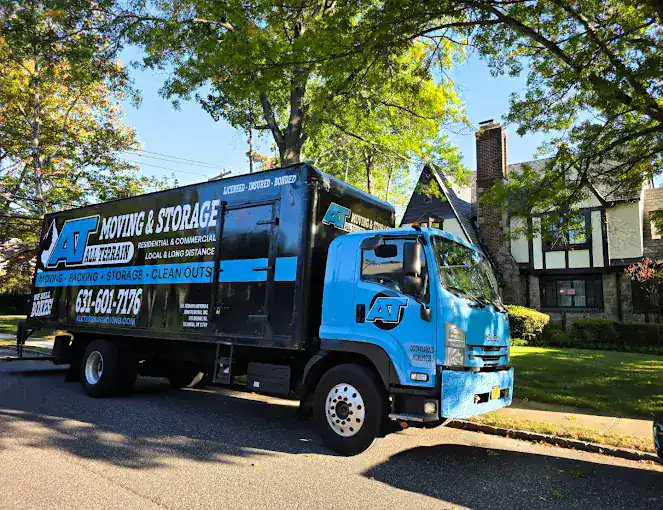 All Terrain Moving and Junk Removal Inc. vehicle for residential moving services.
